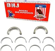 DNJ MB343 Main Bearings Set Standard Size For 11-15 Buick, Chevrolet, Cadillac 1.4L L4 DOHC Turbocharged, Naturally Aspirated -,LUU