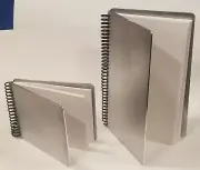 Aluminum notebook notepad daily planner log book