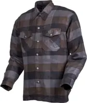 Scorpion Covert Moto Flannel Shirt 3X Black/Brown/Grey