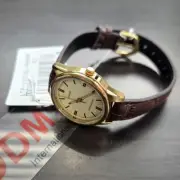 Casio Women Analog Leather Band Watch Gold Brown Original New LTP-V005GL-9ADF