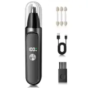 Men's Nose Hair Trimmer 2025 Ear and Nose Hair Trimmer, USB Charging, LED Dis...