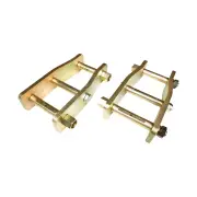 Pair Rear Trupro Leaf Spring Extended Shackles for Holden Colorado RG 12-20
