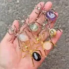 2" Natural Mixed Ant Pure hand made DIY skull Quartz Crystal skull Random 5PCS