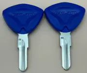 2 Key Blanks 2013 Can-Am Spyder RS RSS ST Limited SE5 SM5 Keys Blank Blue