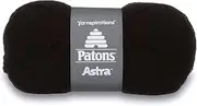 [Patons] Astra Yarn, 1.75 oz, Black, 1.75 oz