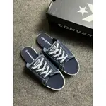 【TACKSTHGOOD】CONVERSE TAYLOR ALL STAR CUTAWAY EVO 藍色帆布拖鞋 US9