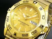 MADE in JAPAN SEIKO 5 SNZB26J1 Automatic 100m GOLD Discontinued