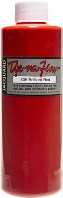 Jacquard Dye-Na-Flow Liquid Color 8oz Brilliant Red