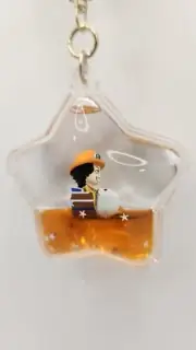 One Piece Tsunameez Acrylic Keychain Figure Charm - Portgas D. Ace on Moby Dick