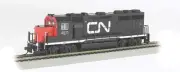 Bachmann EMD GP40 DCC CN #4011 Early Black/Red/White Noodle Logo HO Scale