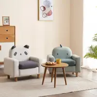 在飛比找PChome24h購物優惠-hoi! 源氏木語萌物動物造型兒童小沙發 RC019-熊貓