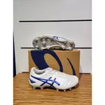 【清大億鴻】ASICS 亞瑟士 DS LIGHT WB 寬楦足球釘鞋 白/藍色1103A097-100