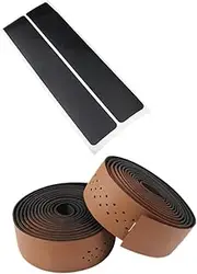 Bike Handle Bar Tape Protective Handlebar Tape Bike Grips Cover Set of Brown