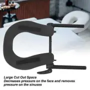 Massage Bed Headrest –Large Cutout Design, Reduces Face Pressure for SPA Comfort
