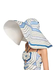 Sandro Striped Cotton Floppy Sun Hat - Exclusive