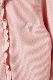 [Cotton On Kids] Cotton On Kids - Organic Pointelle Zip Romper - Personalised - Zephyr TEENY ZEPHYR