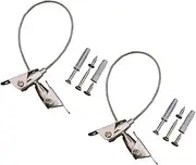 SWOOMEY 2 Sets Furniture Safety Straps and Pet Proofing Tip Anchors for Secure Bookshelf Tv Dresser Closet Essential Furniture Stability
