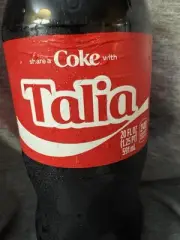 Share a Coke with Talia 2025 Personalized Gift Coca~Cola Bottle 20oz