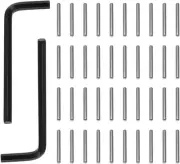 42PCS Spring Hinge Tension Pin Kit Including 40 Stainless Steel Shelf Pins 2 He