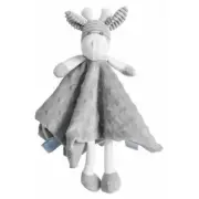 Giraffe Comforter soft plush toy 12"/30cm grey blankie ES Kids -NEW