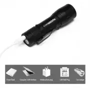Mini Rechargeable Work Flashlight waterproof 110 lumen LED 400mAh Li-ion 3Watt