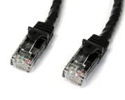 StarTech 2m Black Snagless Cat6 UTP Patch Cable - ETL Verified [N6PATC2MBK]