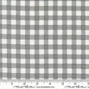 MODA #56086 16"HONEY & LAVENDER" DOVE GRAY CK ON A MILK WHITE BACKGROUND BTY