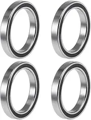 XYWHPGV 6704-2RS Deep Groove Ball Bearings Z2 20mm x 27mm x 4mm Double Sealed Chrome Steel 4pcs(69b2c 99cc9 54a66 97d27 cdadd 222cd