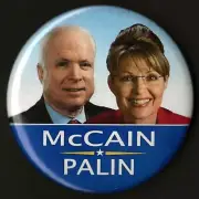 2008 John McCain & Sarah Palin 2.25" / Presidential Campaign Button(Pin04)