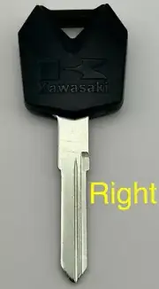 1 Key Blank Kawasaki Ninja EX250 EX 250 Ninja 250R R 300 Triumph 2011 2012 2013