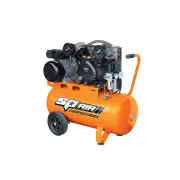 SP Tools 2.5Hp Belt Drive Air Compressor - V-Twin Cast Iron Portable 60L Tank