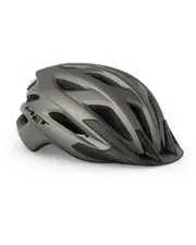 MET Crossover Helmet Titanium/Matt XL with LIGHT