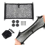 Large Elastic Storage Net Magazine Holder Rack Camper Van Car Seat Organiser AU