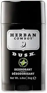 Herban Cowboy Deodorant 2.8 oz | Men's Deodorant | No Parabens, No Phthalates, No Aluminum & Certified Vegan (Dusk - 6 Pack)