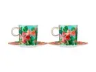 Maxwell & Williams Teas & C's Tropicana Demi Cup & Saucer Set of 2 100ml Blue GB