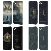 OFFICIAL HOGWARTS LEGACY GRAPHICS LEATHER BOOK CASE FOR APPLE iPOD TOUCH MP3