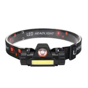 ZHIYU Portable Mini Flashlight Q5+COB Led Headlamp High Power Built-in 18650 Battery Outdoor Camping Headlight Stepless Dimming - Package A