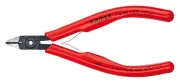 Knipex 7502125 Electronics Diagonal Cutters Burnished With Plastic Grips 5 In