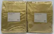 West Elm Luster Velvet Drape Curtain (2) ~ 48 x 108 ~ Wasabi