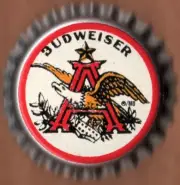 USA Plastic Lined Beer Crown Bottle Cap: Anheuser Busch Brewing