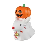 Cute Pumpkin Figurine Halloween Ornament Pumpkin Figurine Resin Sculpture