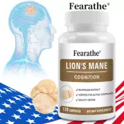 Organic Lion's Mane Mushroom Extract 1000mg - Cognitive Support