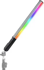 FEICHAO W150RGB Handheld RGB Light 2500-9000K Dimmable Fill Light for Portrait Photography Vlog Live Streaming (W150RGB-I+Tripod)