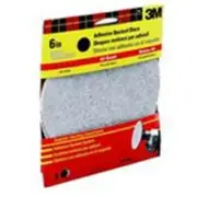 NEW 3M 9182 PACK (5) SHEETS 6" ROUND ADHESIVE FINE GRIT SANDPAPER 0868281
