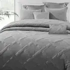 Ultimate Grey 7-Piece Air Cloud Bamboo Blend Matelasse Comforter Set by Ramesses