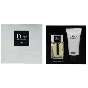 【Dior 迪奧】Dior Homme 男性淡香水迷你香氛組10ml香水+20ml沐浴膠(國際航空版)