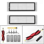 Main Side Brush Filter Set Replace for Roborock S50 S51 S55 S5 S6 T60 T61