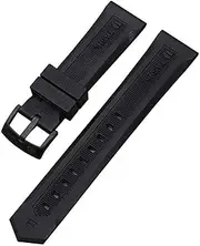 [KAVJU] For TAG HEUER Sports Silicone Tape Watch Band Natural Rubber Silicone Bracelet Waterproof Sweat Fine Steel Watch Buckle 20 22mm