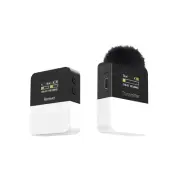 Video Wireless Lavalier Mic 2.4G Recording Microphone lapel mic for DSLR Camera