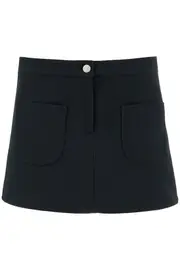 [COURREGES] Short skirt 34 Black